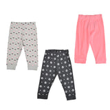 Set de 3 piezas de pantaloncitos de estampado de happy Panda