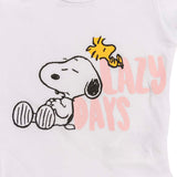 Conjunto para Bebé Niña Peanuts® 3 Piezas | Playera, Pañalero y Pantalón