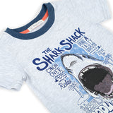 Set de 2 playeras con estampado de Shark shack