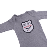 Set de 3 piezas color gris con estampado de Baby Baseball