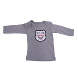 Set de 3 piezas color gris con estampado de Baby Baseball